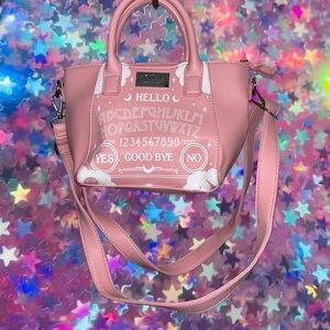 Hot Topic // Bioworld Pink Ouija board mini handbag